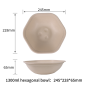 1300ml  hexagonal bowl | No PFAS | 200/Case