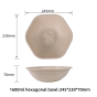 1600ml  hexagonal bowl | No PFAS | 400/Case
