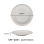 8.86" Compostable Fiber Plates | No PFAS | 500/Case