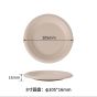 8" Compostable Fiber Plates | No PFAS | 500/Case