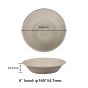 6" Compostable Fiber Round Bowls | No PFAS | 500/Case