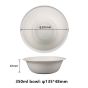 350ml  Compostable Fiber Barrel Bowls | No PFAS | 1,000/Case