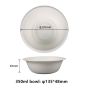 340ml  Compostable Fiber Barrel Bowls | No PFAS | 1,000/Case