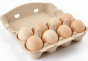 2x4 Style Reusable Empty Natural Paper Pulp Egg Cartons, Egg Storage Containers Holder,Sturdy Natural Pulp Material Perfect for Storing Extra Eggs.200PCS/Case